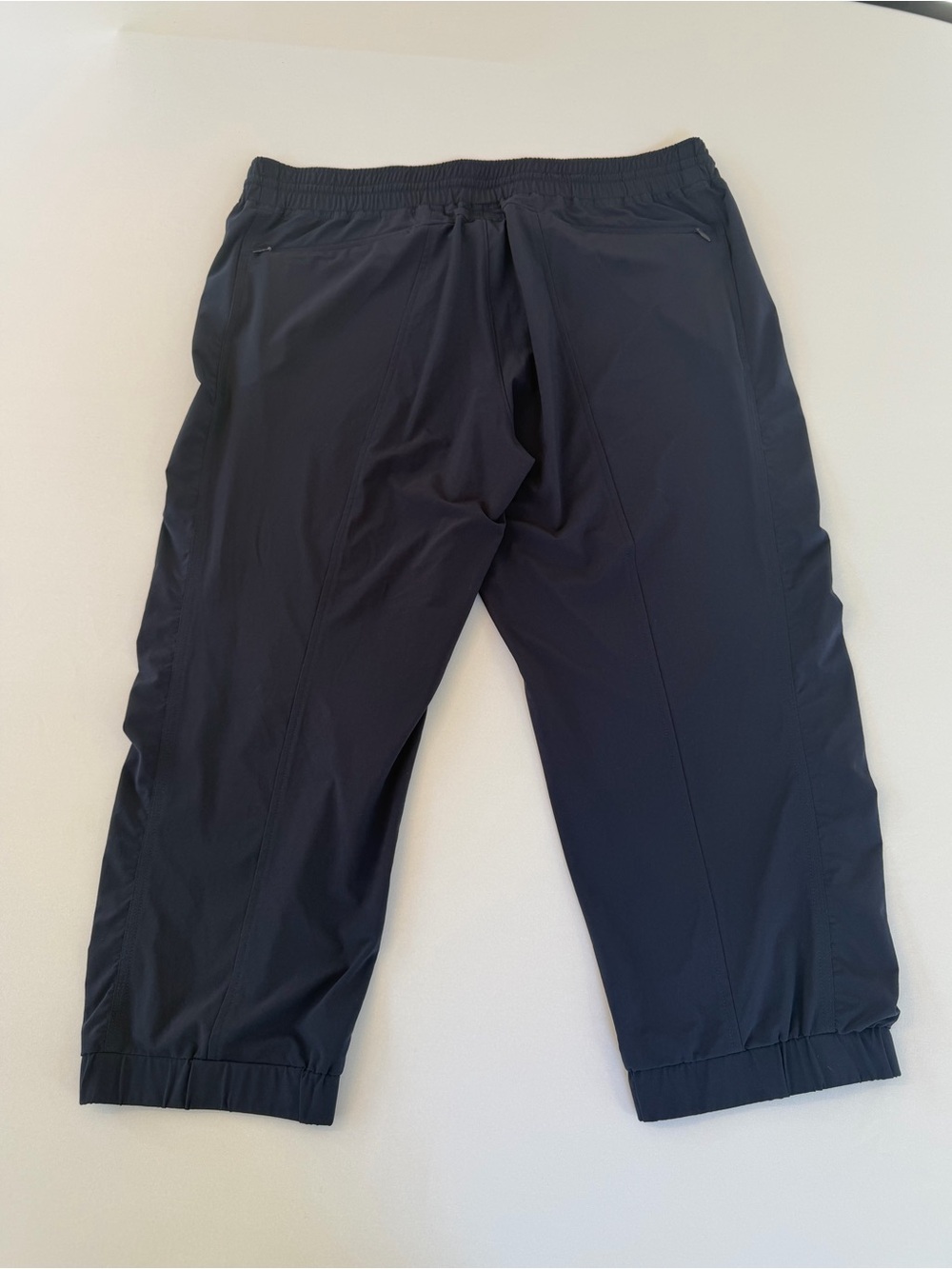 Athleta Navy Blue Women's Jogger Track Pants with Drawstring Waist - Picture 2 of 5